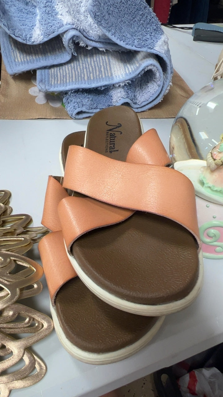 Sandals 8 Beige and brown