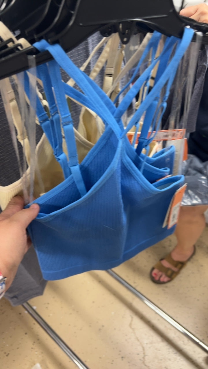 Colsie Sports Bra Blue