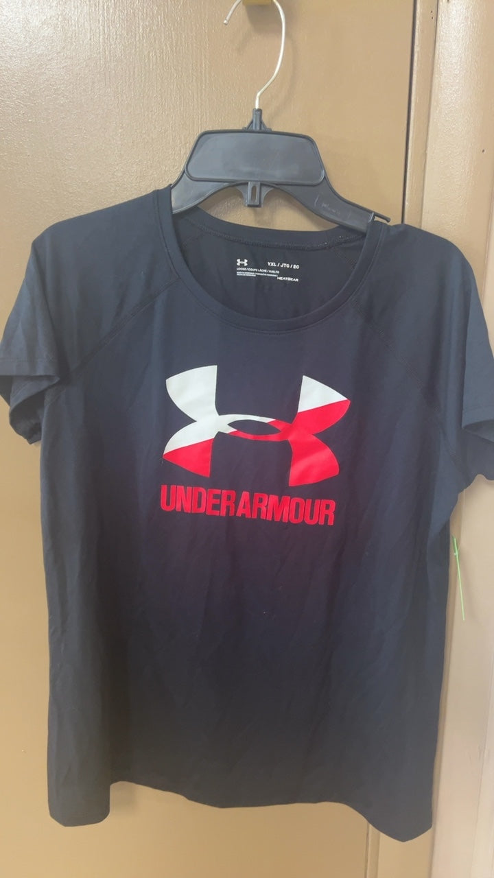 Under Armour T-Shirt Youth XL Black