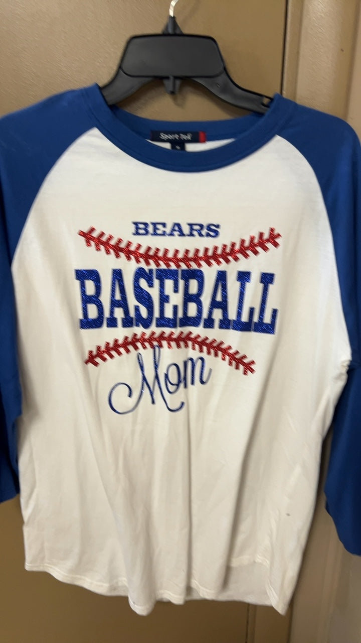 T-Shirt Medium White and blue