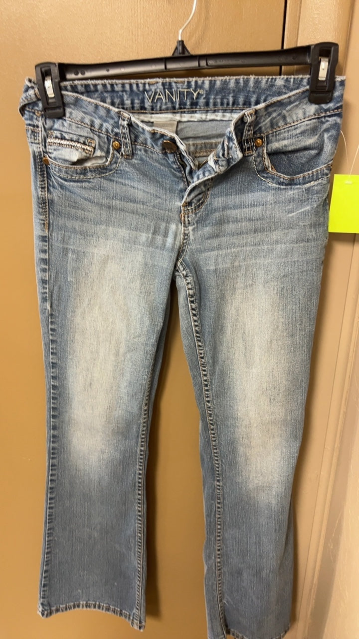 VANITY Pants 28 Waist Light blue