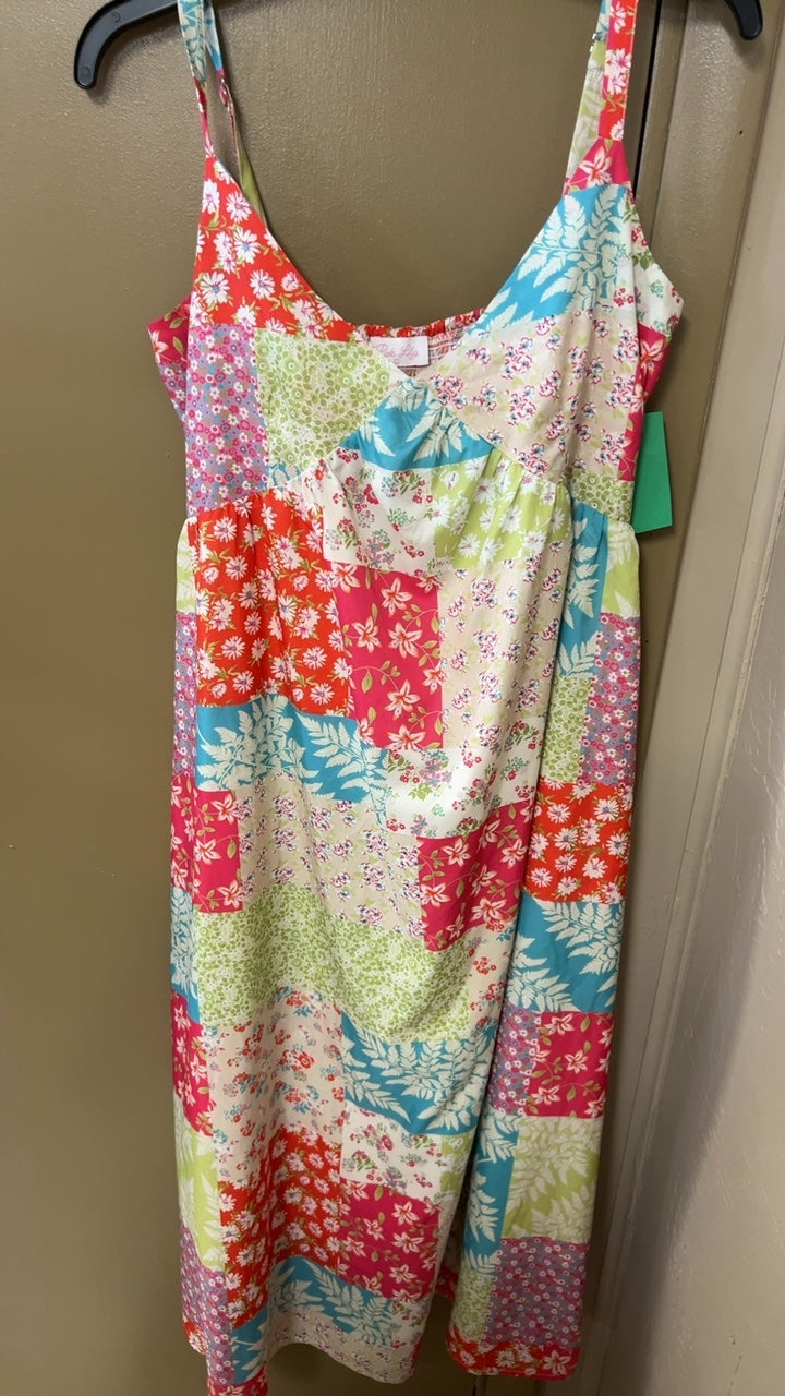 Pink Lily Dress Large Multicolor