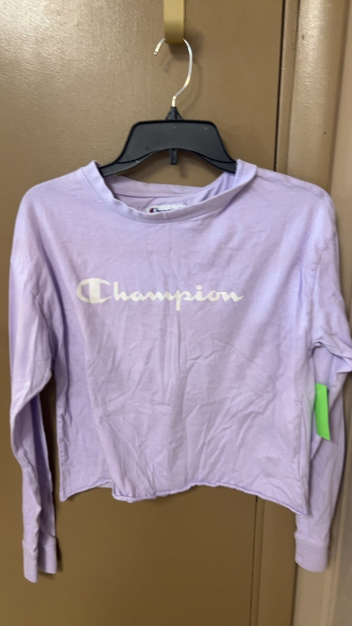 Champion Sweatshirt Medium Light purple