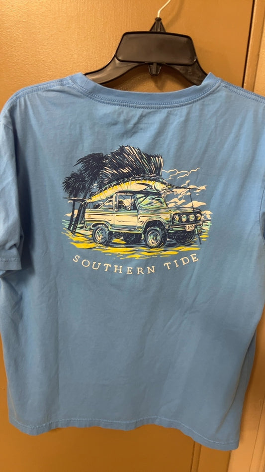 Southern Tide T-Shirt MENS MEDIUM Blue