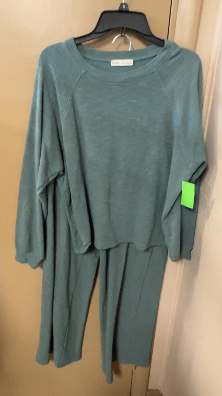 Zenana 2 piece set Medium Green