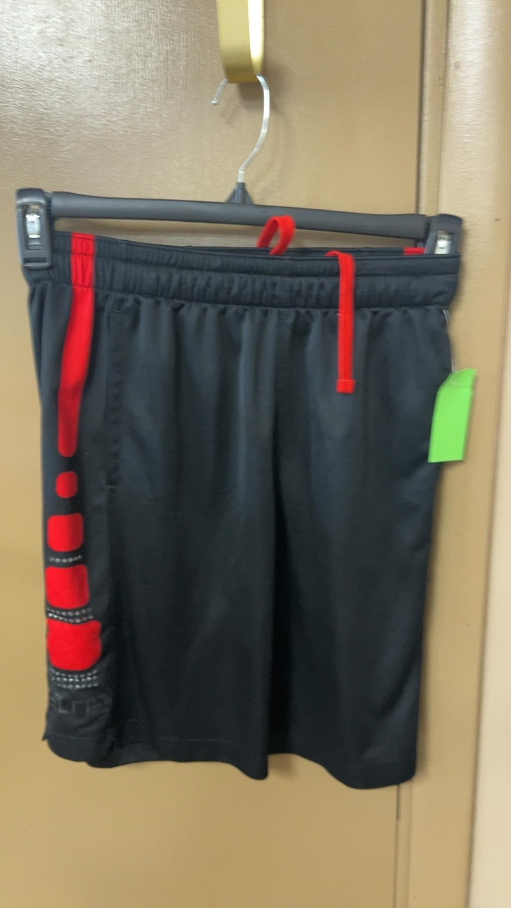 Nike Shorts YOUTH Large Black with red accents
