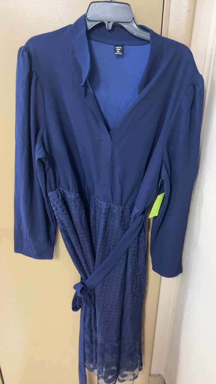 SHEIN Dress 3XL Navy blue