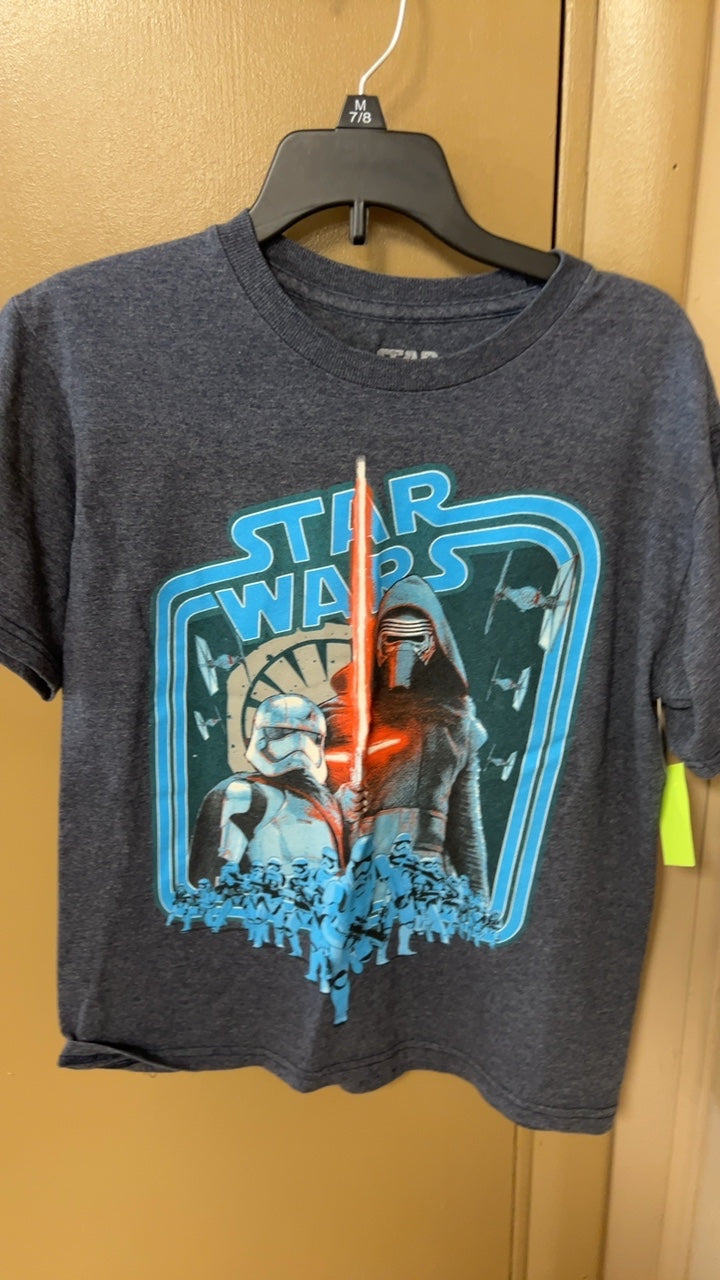Star Wars T-Shirt YOUTH 10/12 Gray