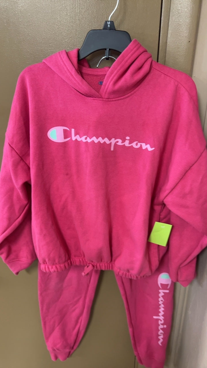Champion 2 piece set YOUTH 10/12 Pink