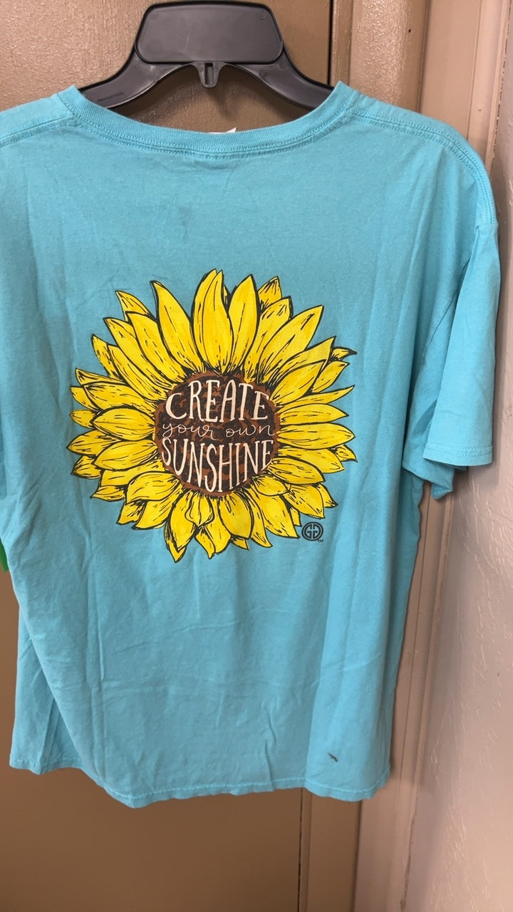 T-Shirt Large Blue