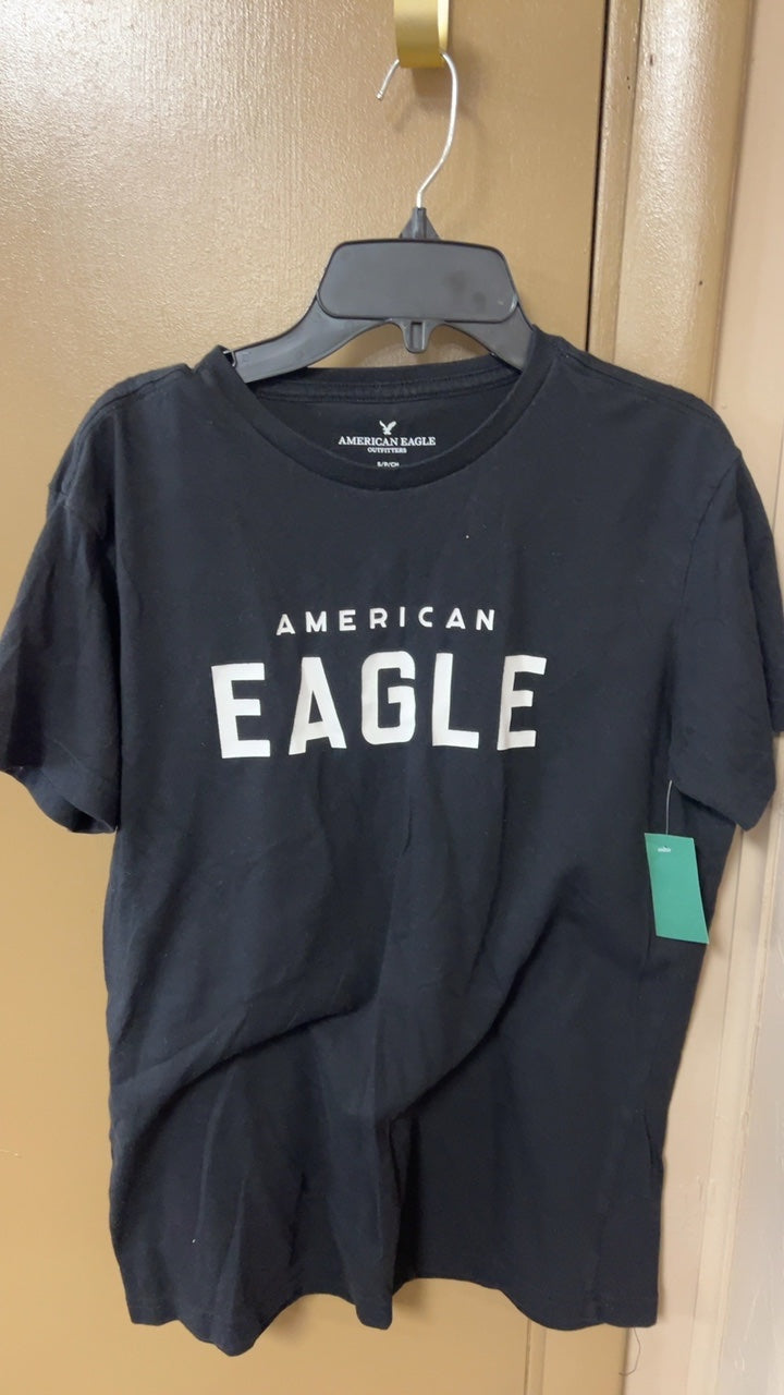 American Eagle T-Shirt Small Black