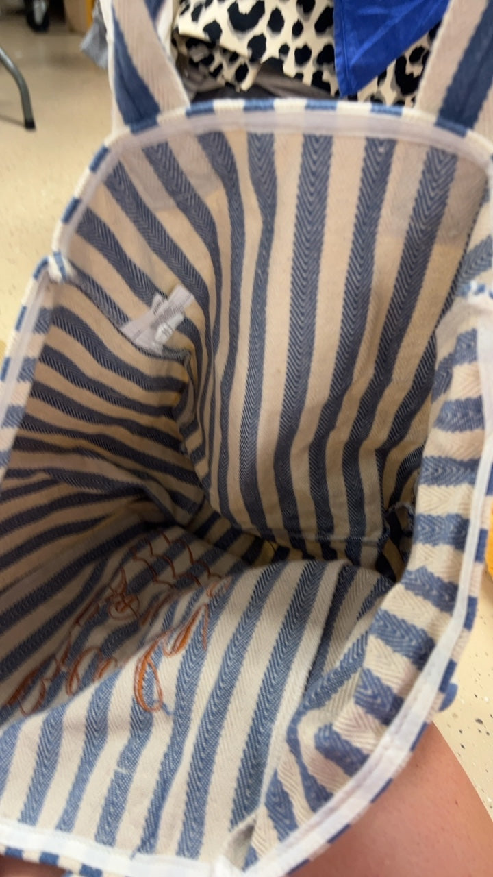Bag Blue and white stripes