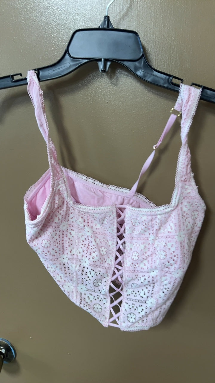 Aerie Bra Medium Pink