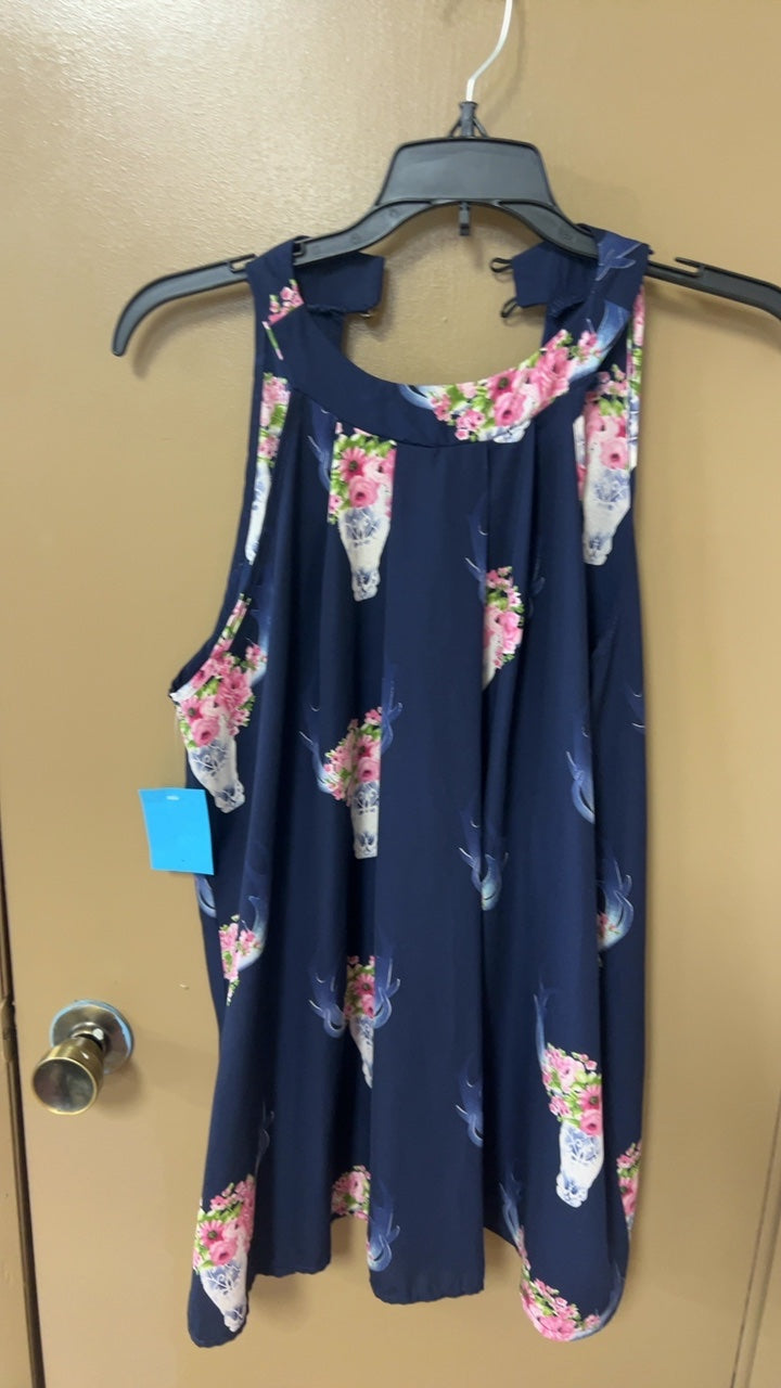 Tank top XL Navy blue