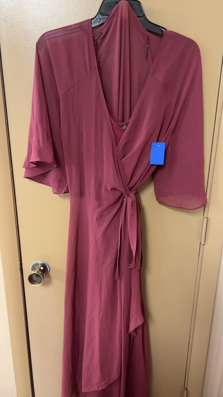 Dress Large Burgundy