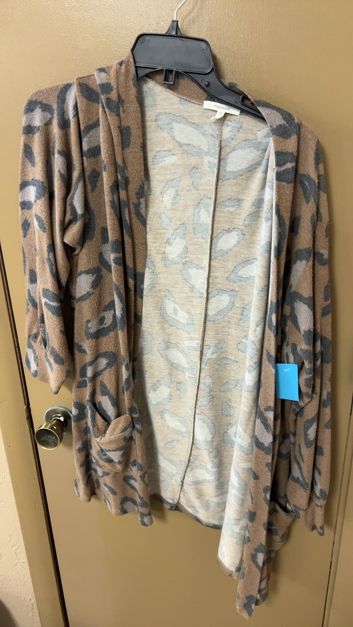 Cardigan XL Beige and gray