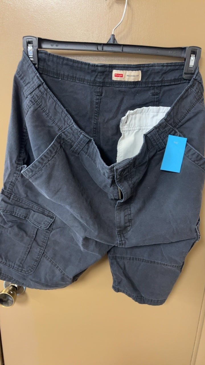Wrangler Shorts Mens 38 Dark Gray