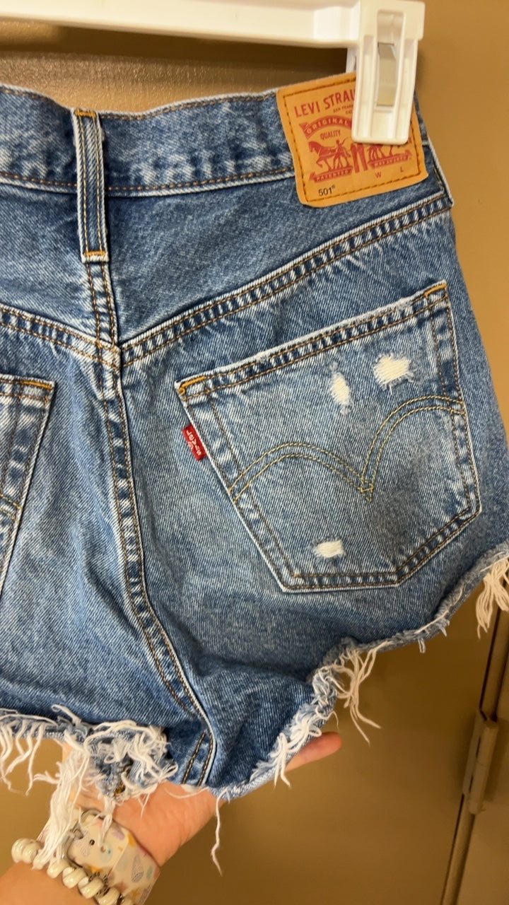 Shorts 28 Waist Blue