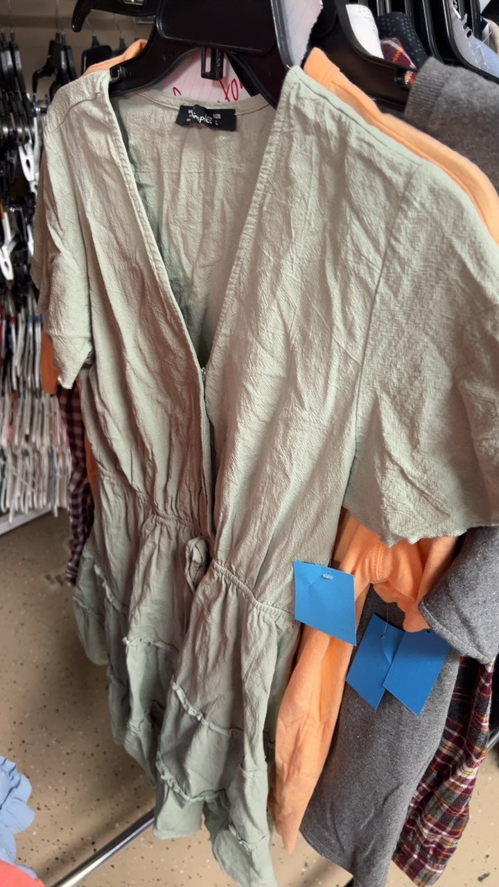 Dress Large Beige