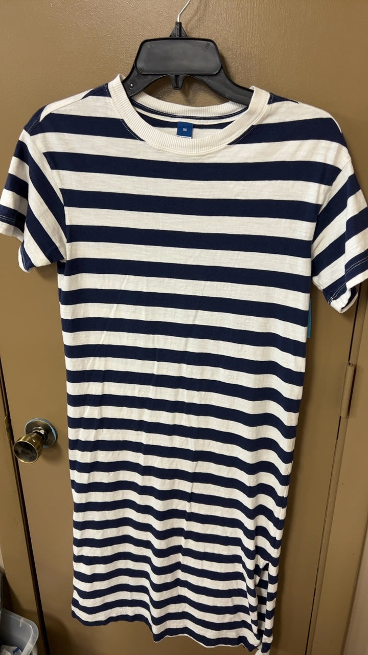 Dress XS Navy and White Stripes