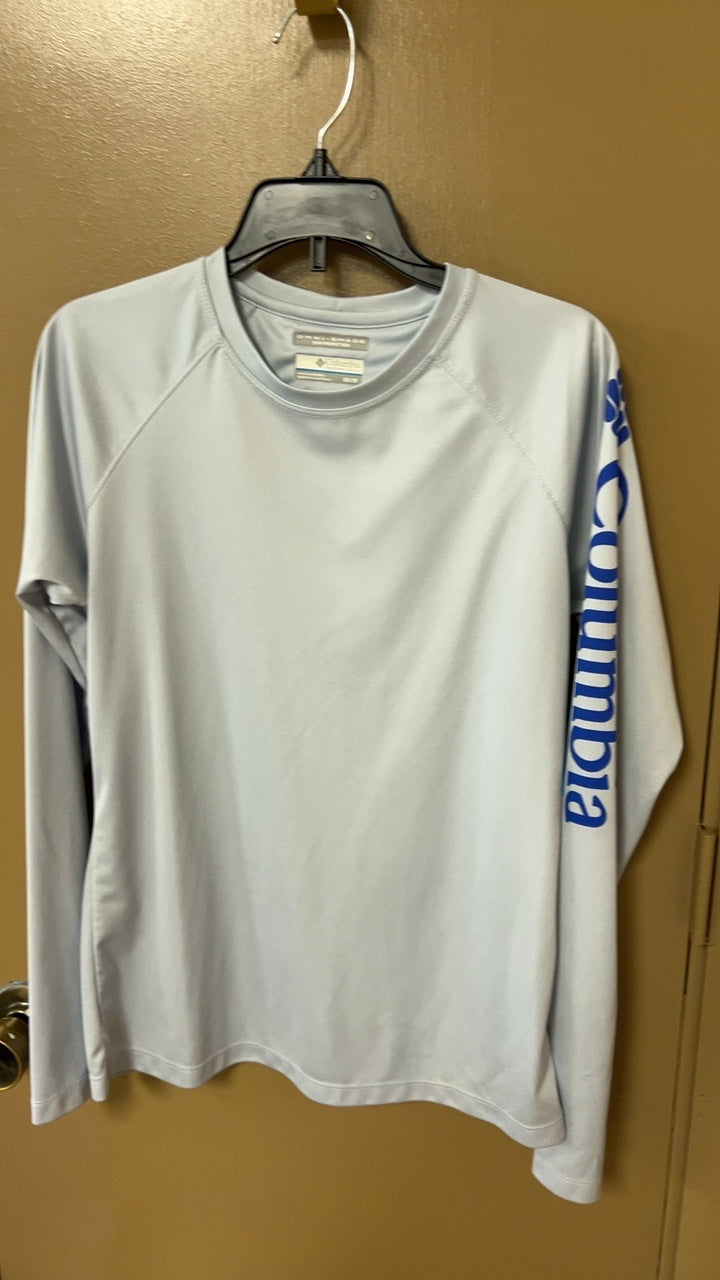 Columbia Shirt XS Light Gray