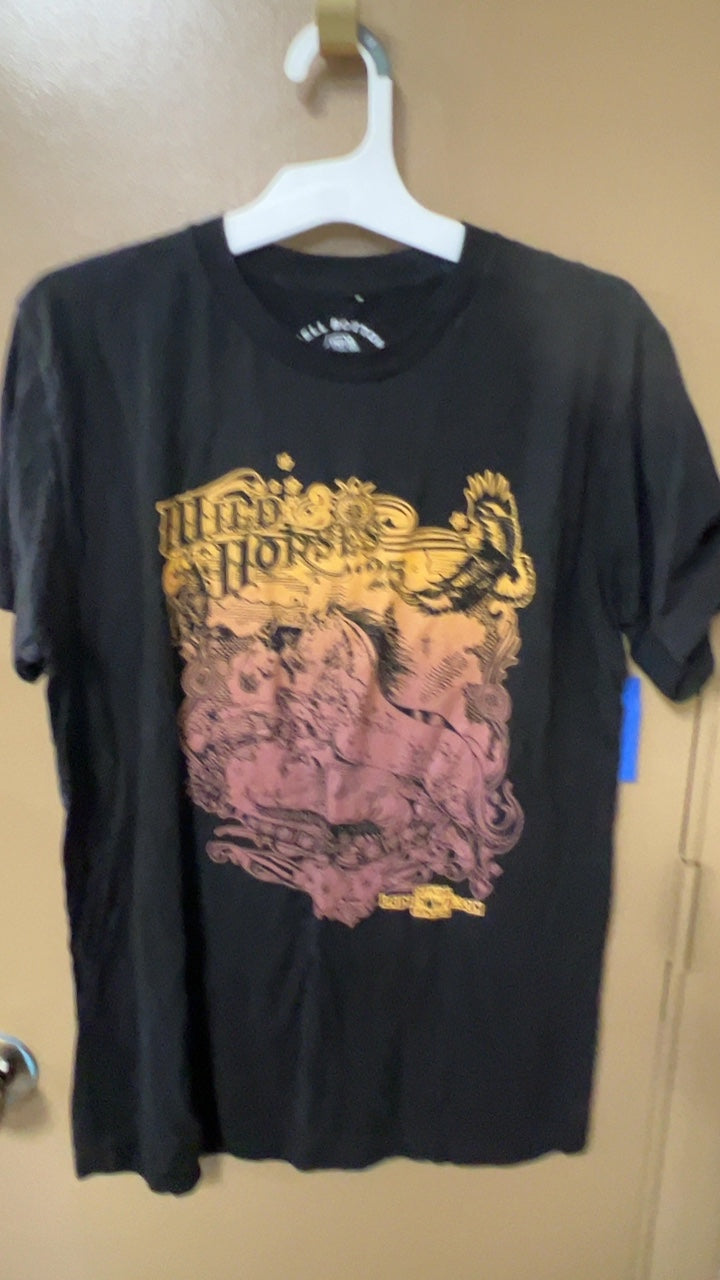 Hippie Motion T-Shirt MENS MEDIUM Black