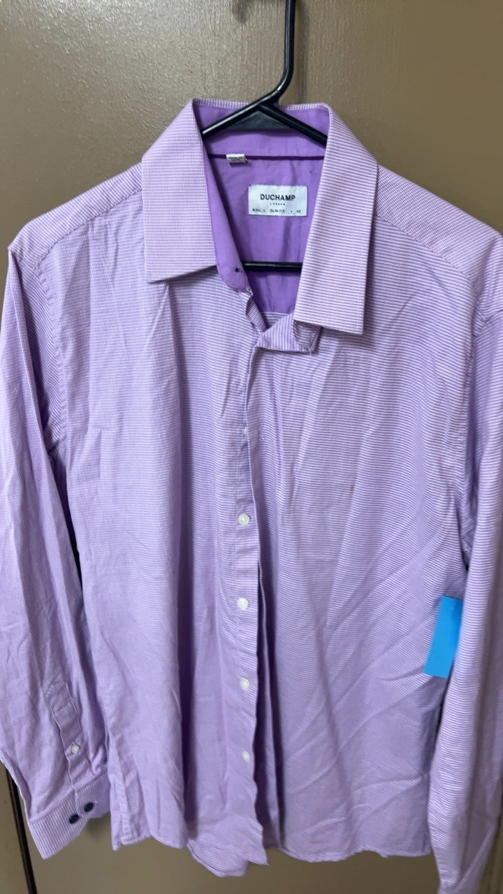 DUCHAMP Shirt MENS Large Lilac