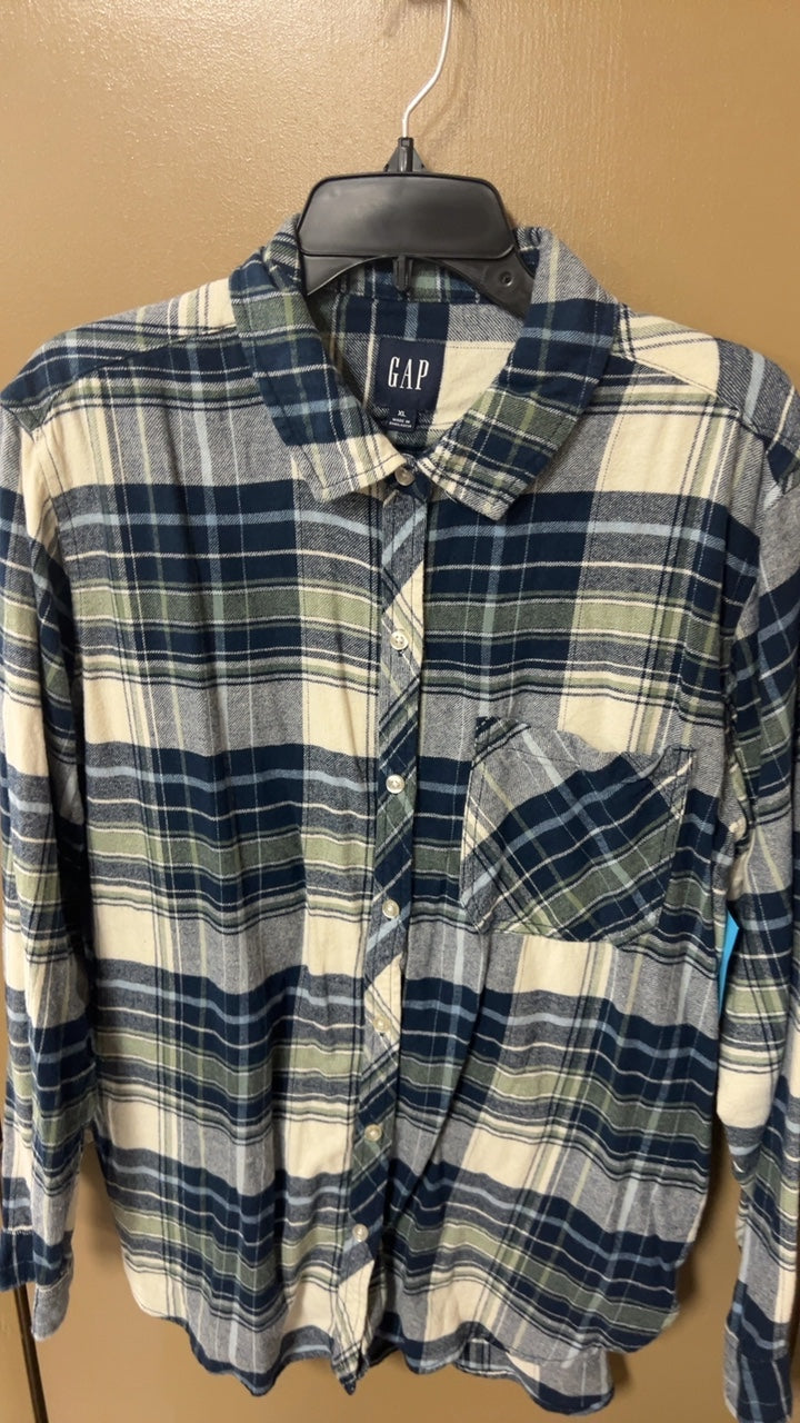 GAP Shirt MENS XL Multiple colors (blue, green, beige, gray)