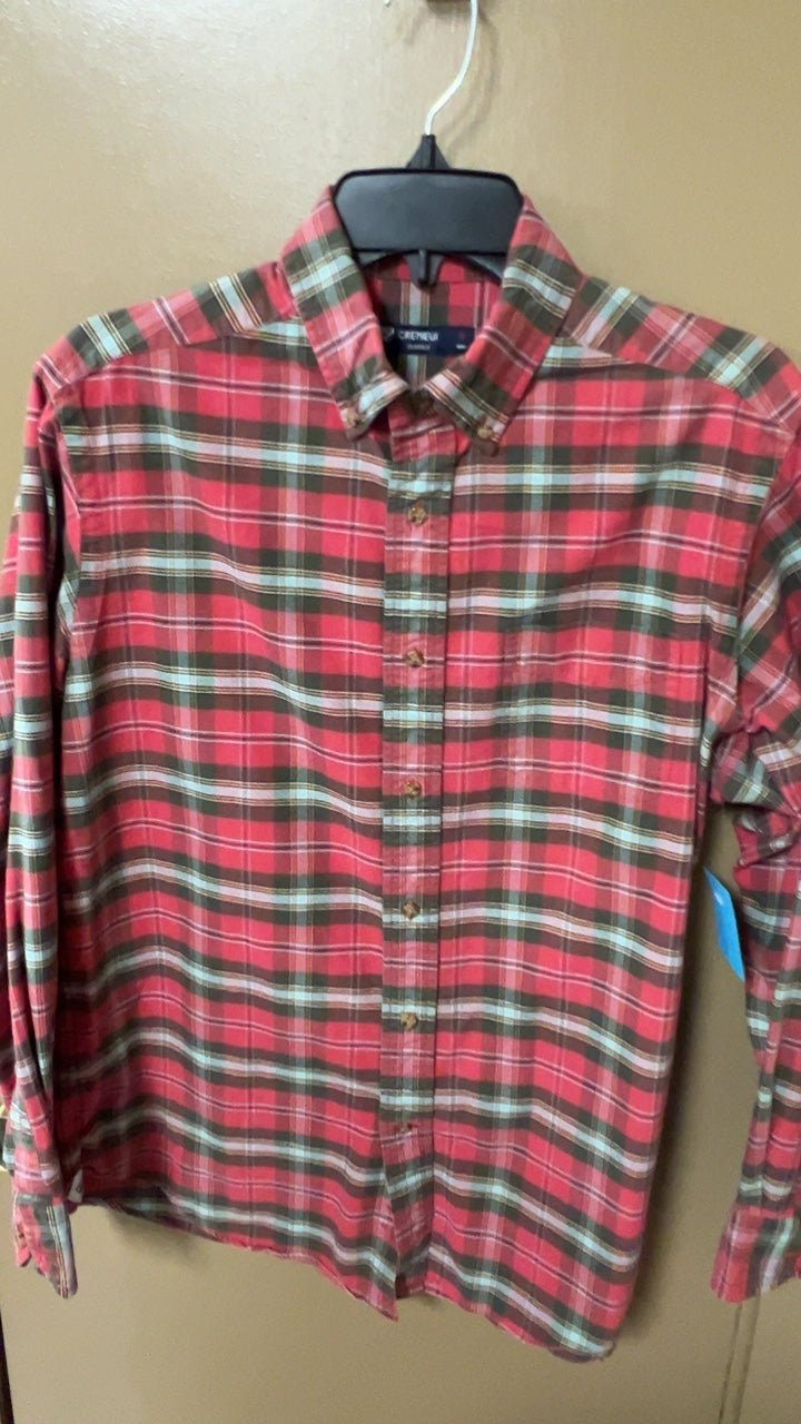 CREWNU Shirt MENS MEDIUM Red, green, white, beige