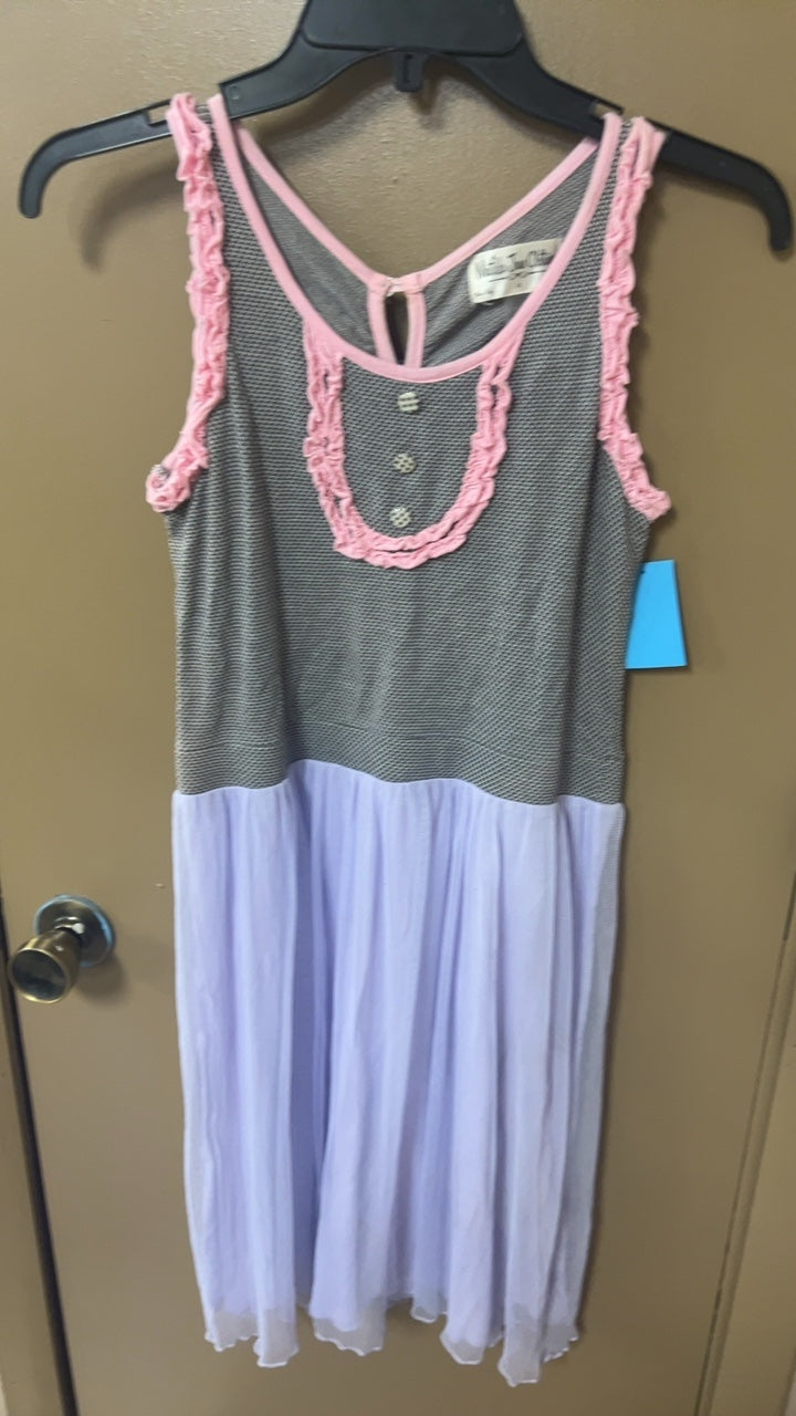 Dress YOUTH 14 Grey, Pink, White