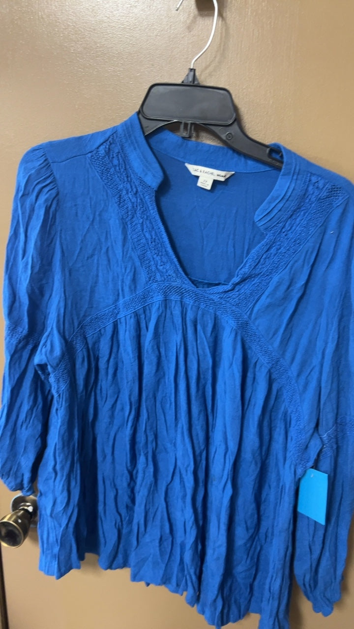 Blouse 2XL Blue