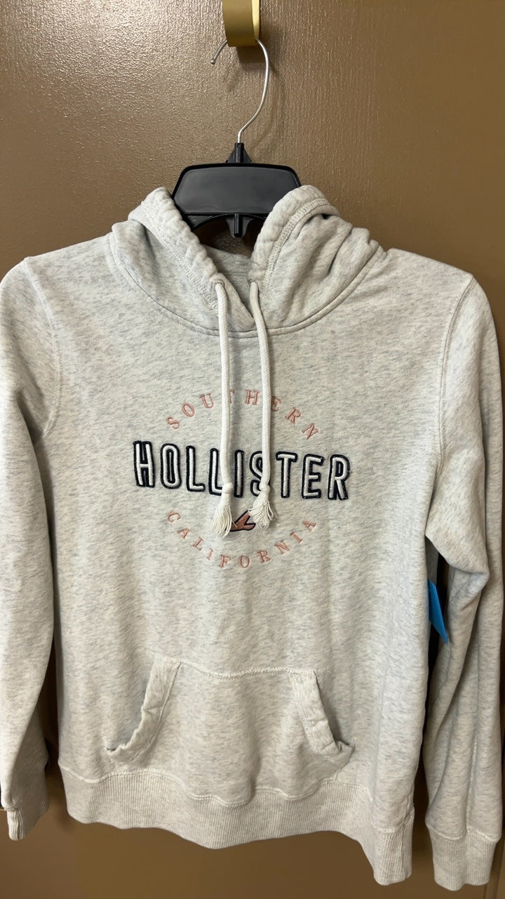 Hollister Hoodie Medium Light Gray