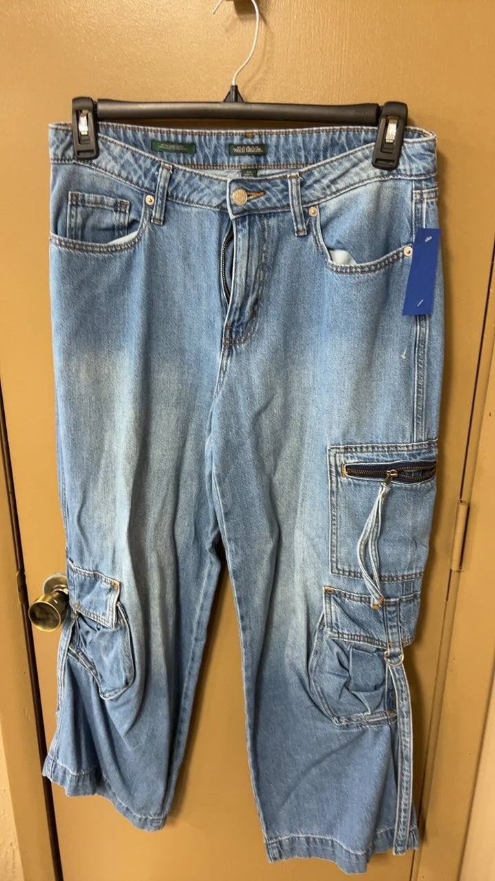 Wild Fable Pants 8 Light Blue