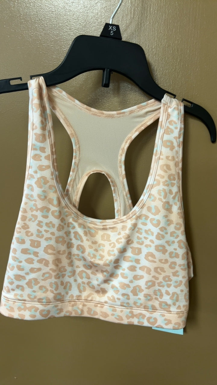 Top Youth XXL Beige with light brown leopard print