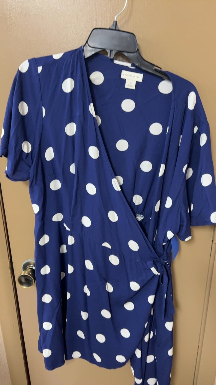 Pete & Gab Dress 1XL Blue