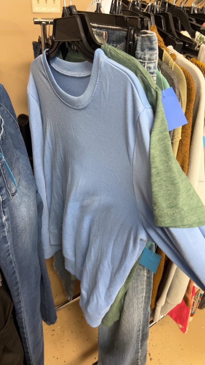 Sweatshirt Small Light blue and green