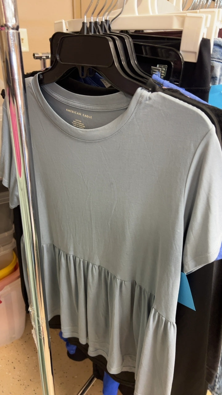 American Eagle Dress Small Light gray