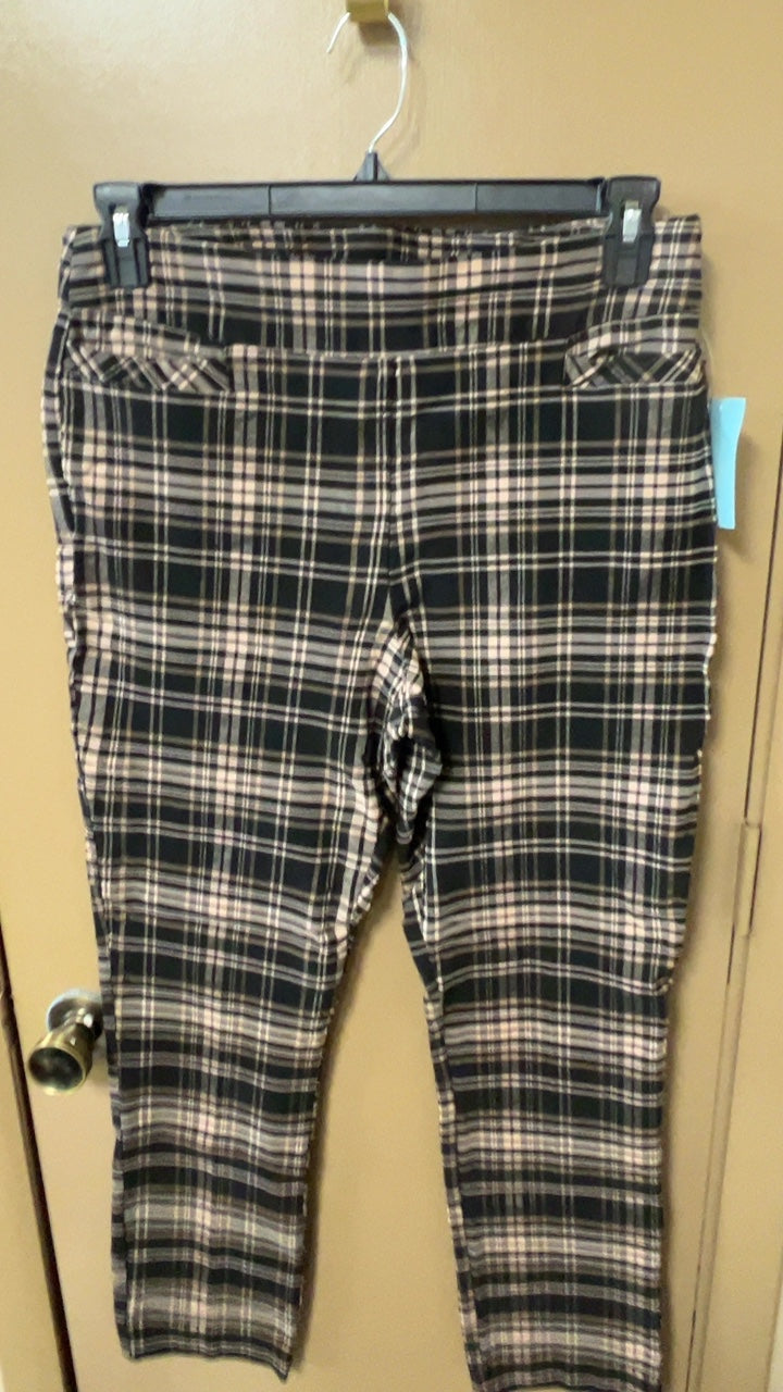 Pants 12 Black and beige plaid