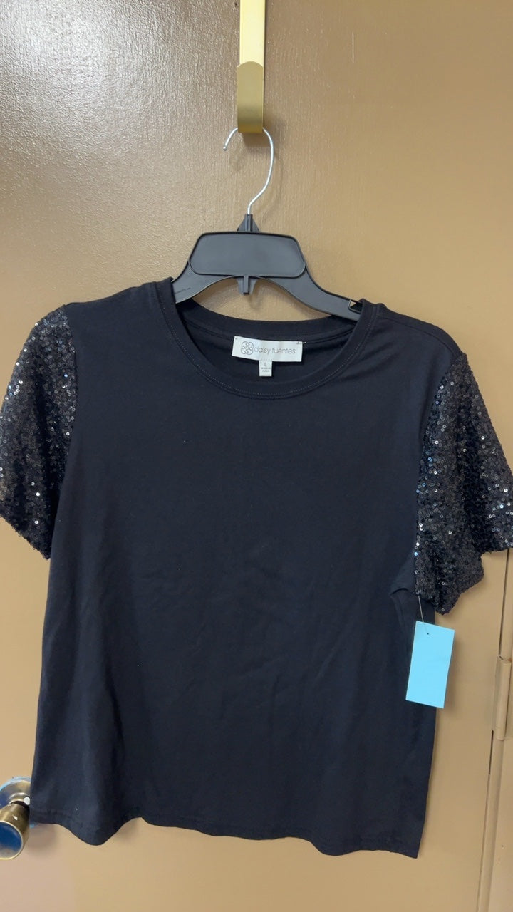 Caisy Fuentes T-Shirt Large Black
