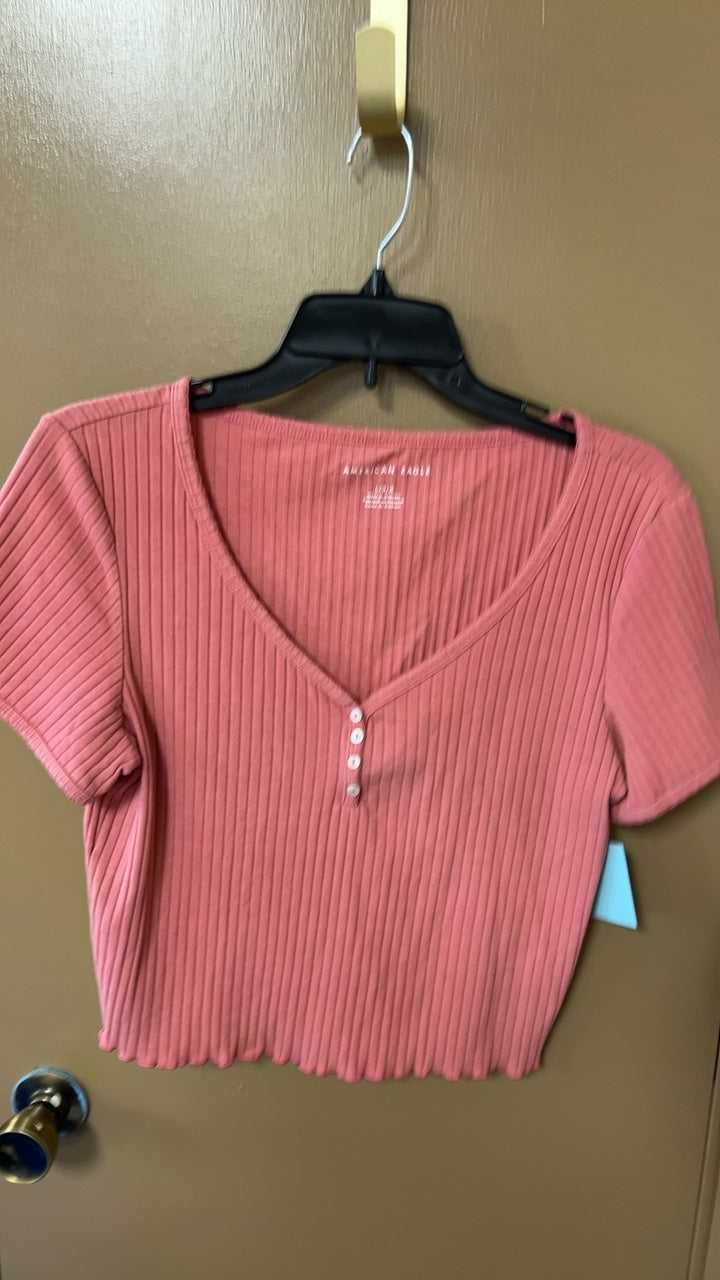American Eagle T-Shirt Large Pink