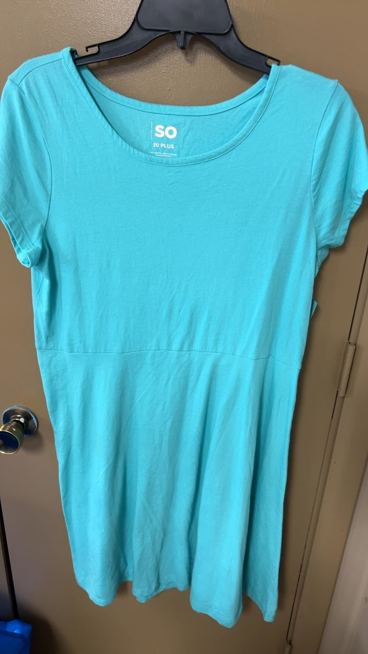 SO 20 PLUS Dress Youth 20 Turquoise