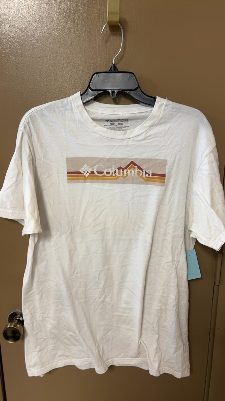 Columbia T-Shirt MENS Large White