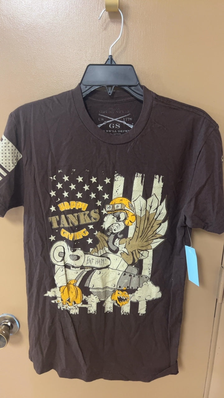 GS T-Shirt MENS SMALL Black