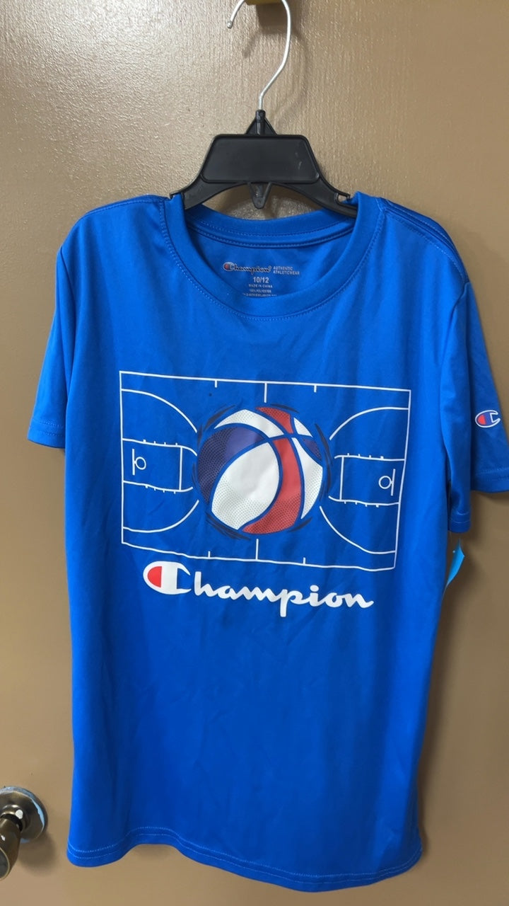 Champion T-Shirt YOUTH 10/12 Blue