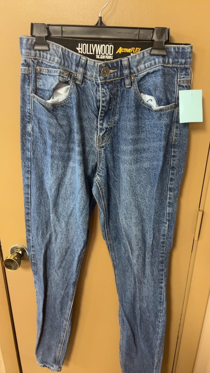 Hollywood Jeans Mens 32x34 Blue
