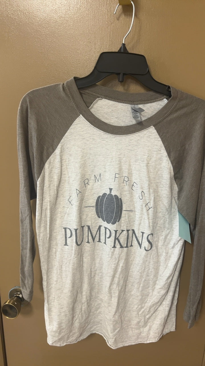 T-Shirt Small Light gray and taupe