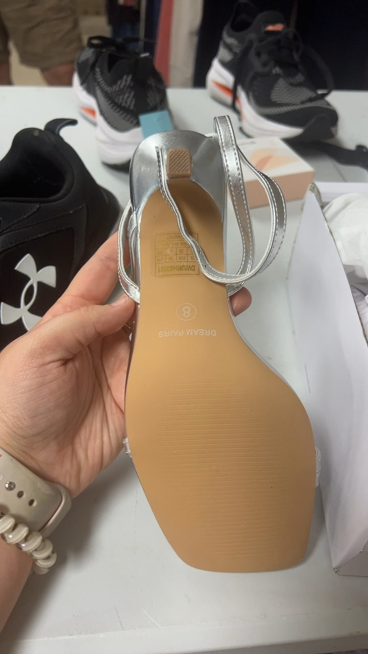 Prova Paris Sandals 8 Silver