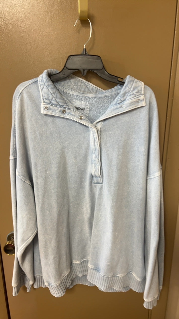 Aerie Hoodie XL Light blue