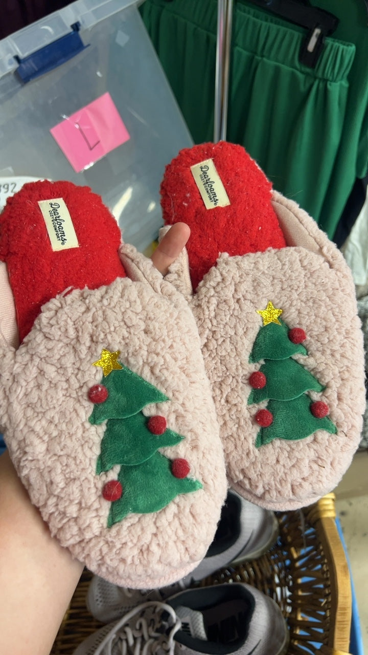 Slippers Beige and Red