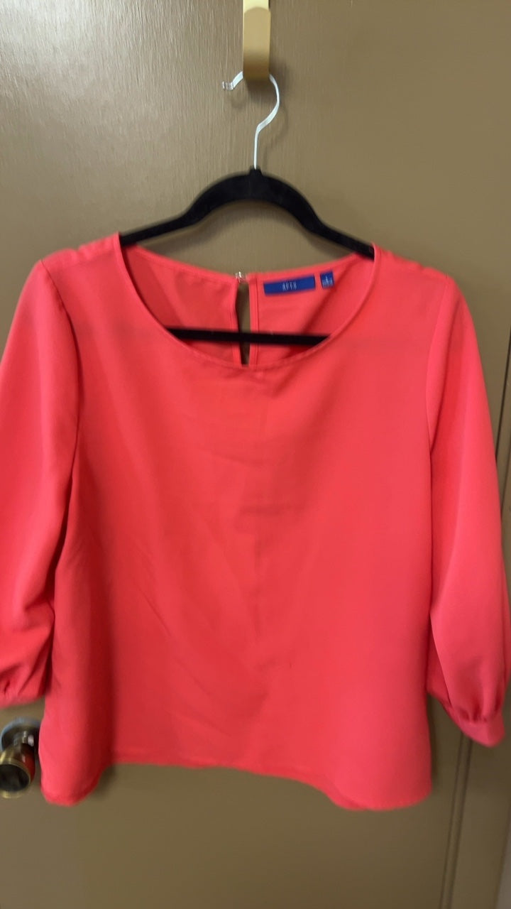 APT9 Shirt Large Coral Pink
